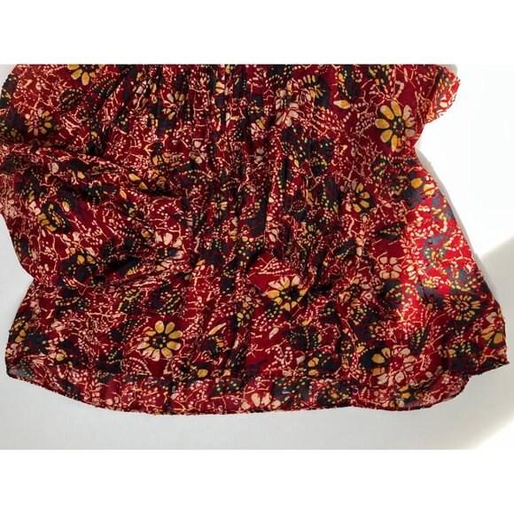 Ba&sh Gaelle Blouse Bordeaux Size 1/ US 4/ Small - Picture 11 of 11